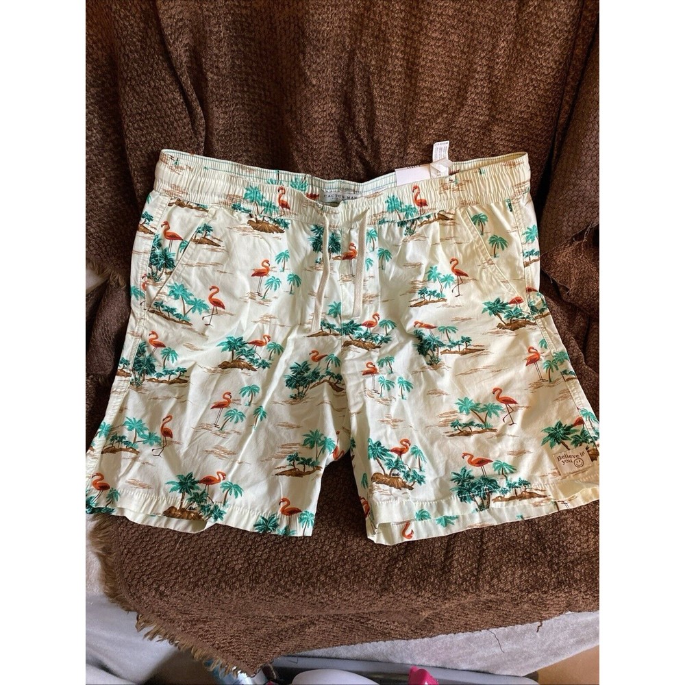 NWT Cactus Man Ricky Singh Flamingo Shorts - Mens Size XL
